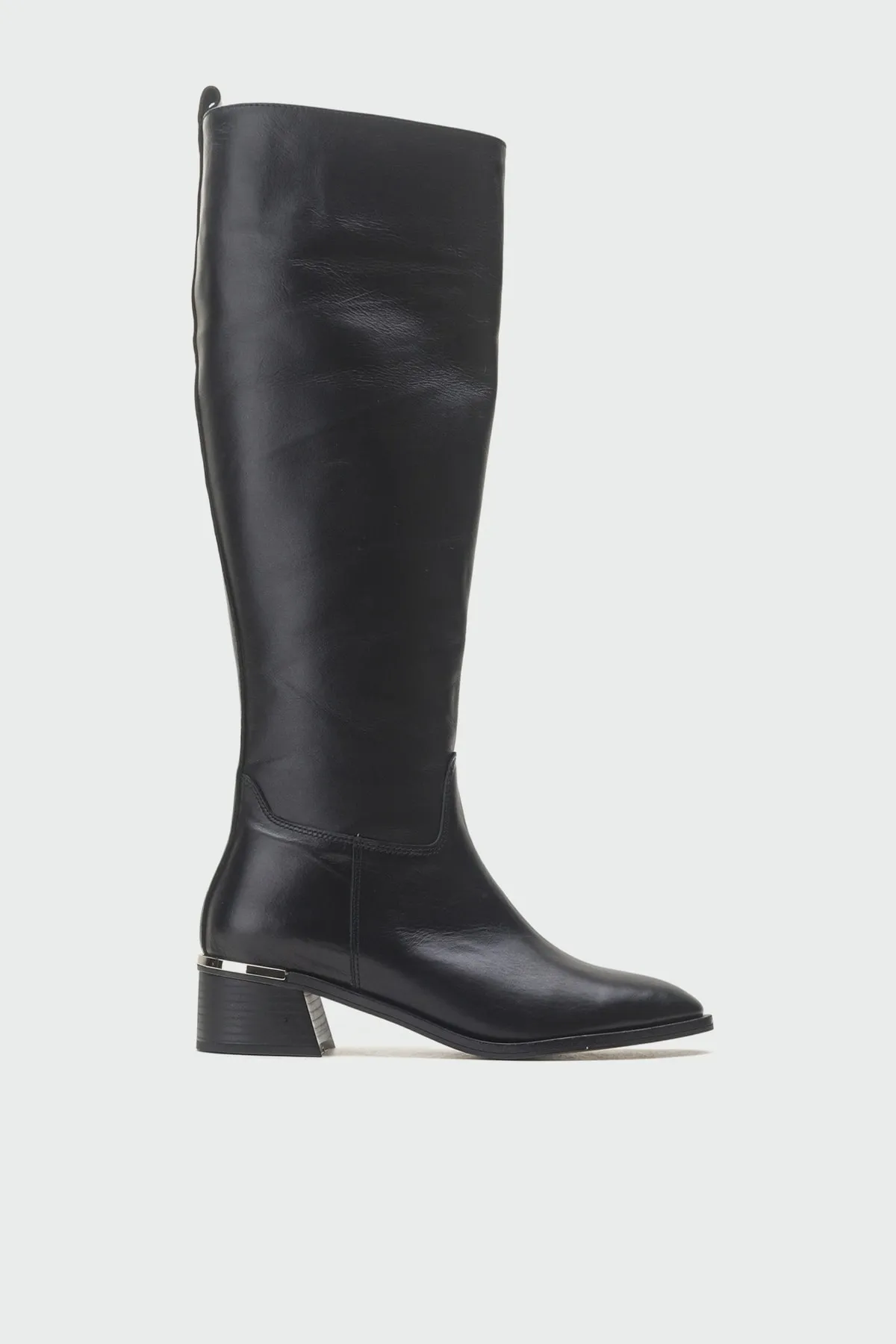 Luvi  Sova Black Skin Echtleder Damenstiefel