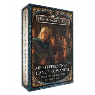 DSA 5 Spielkartenset Av. Meisterpersonen Handel & Wandel (DE)