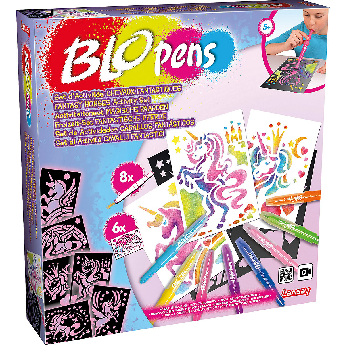 BloPens Sprühstifte Set Einhorn