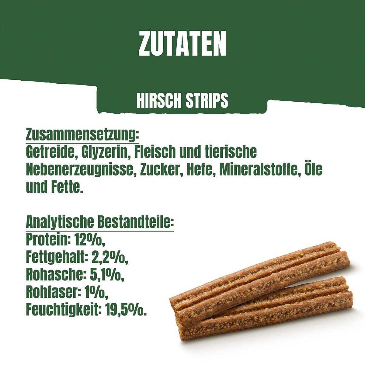 Purina AdVENTuROS Strips, Hundeleckerli fettarm mit Hirschgeschmack