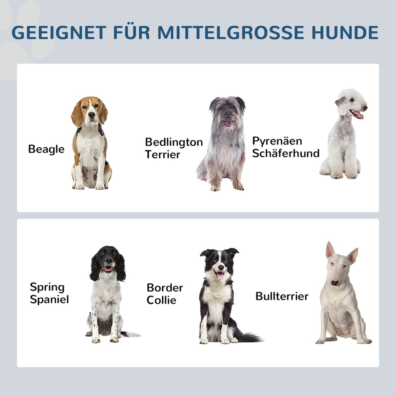 PawHut Hundenapf mit Schublade, erhöhter Hundenapf, Fressnapf aus Edelstahl