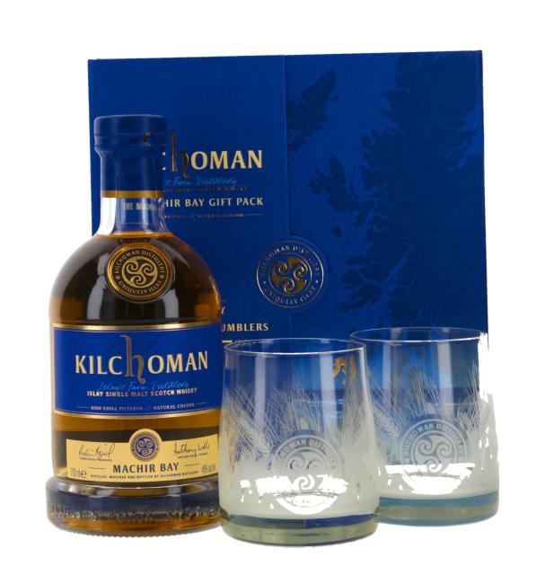 Kilchoman Machir Bay mit 2 Gläsern 0,7 l·46 % vol