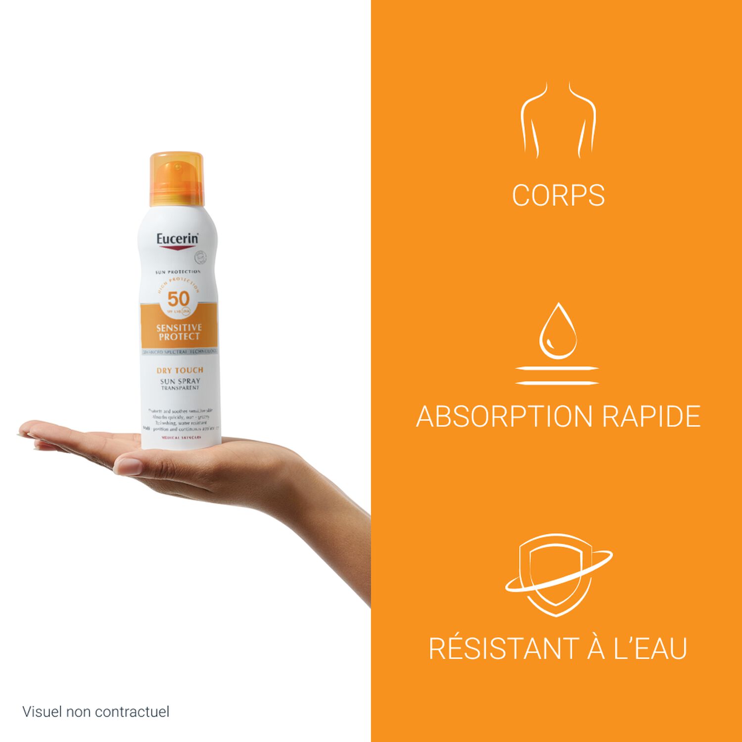 Eucerin Sun Sensitive SPF50 Brume Protectrice Corps - Peaux Sensibles et Acnéiques