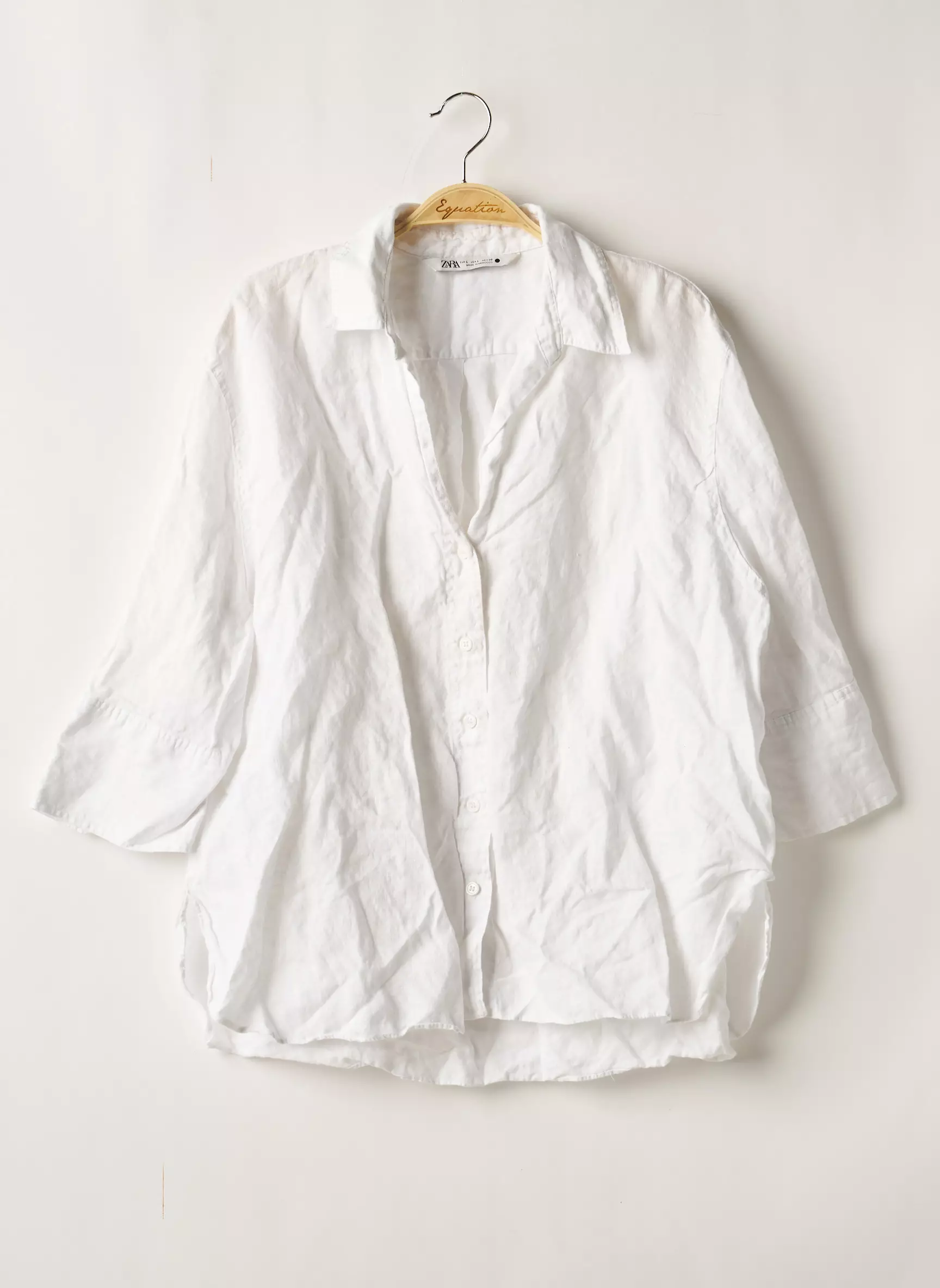 Zara Chemisiers Femme couleur blanc