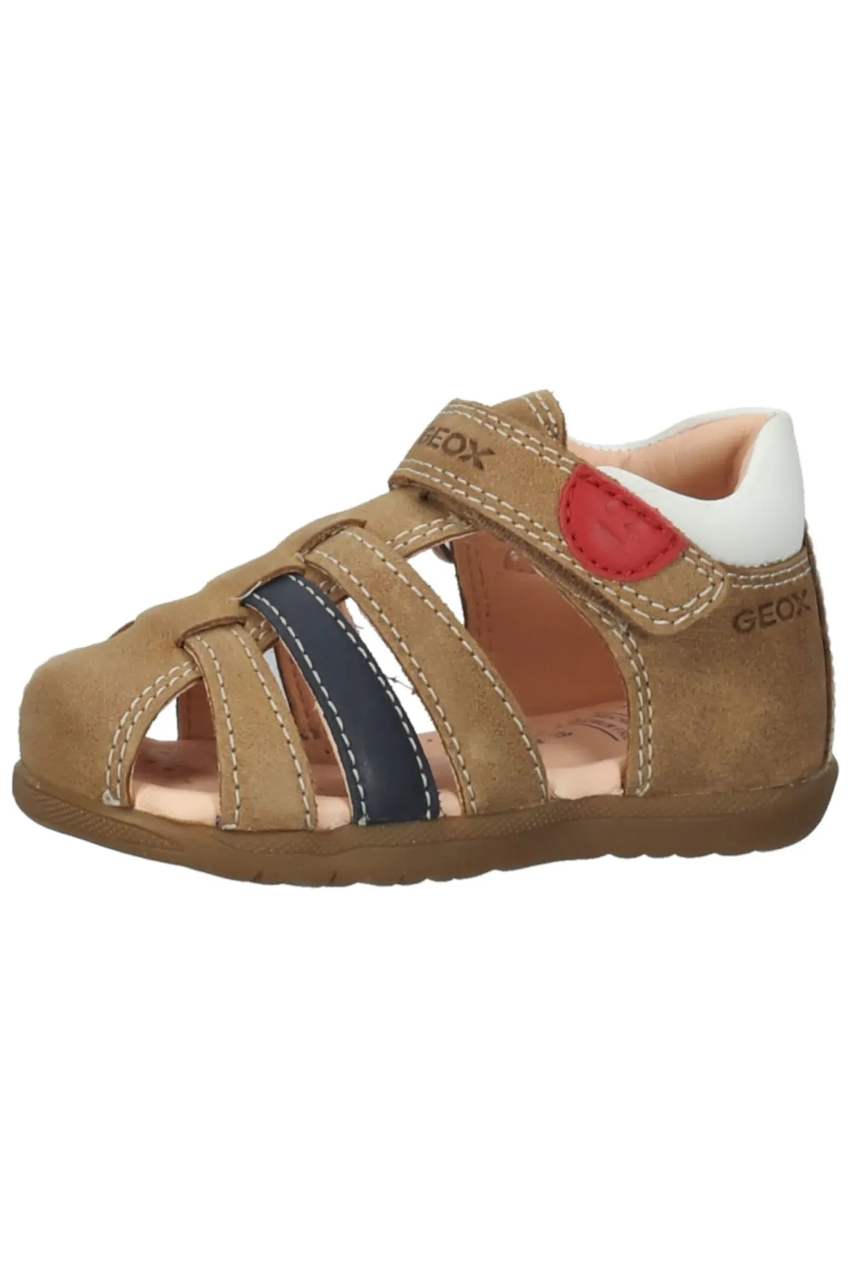 Geox  Sandalette - Braun - Flacher Absatz