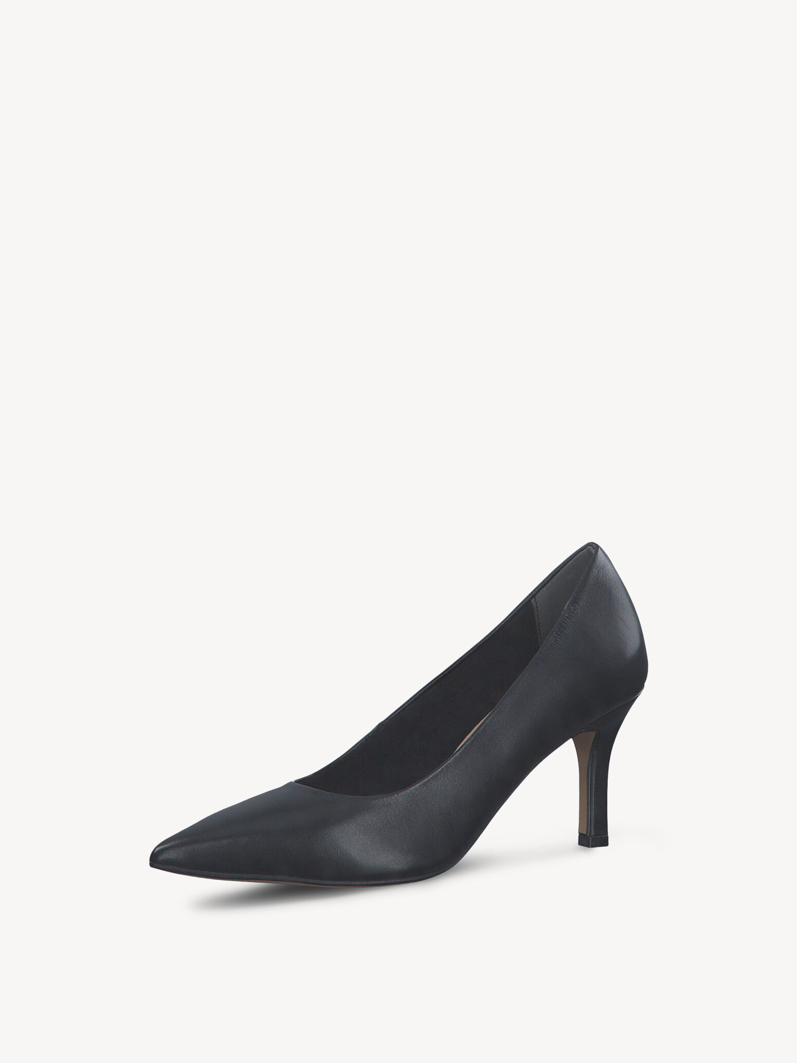 Escarpin en cuir - noir