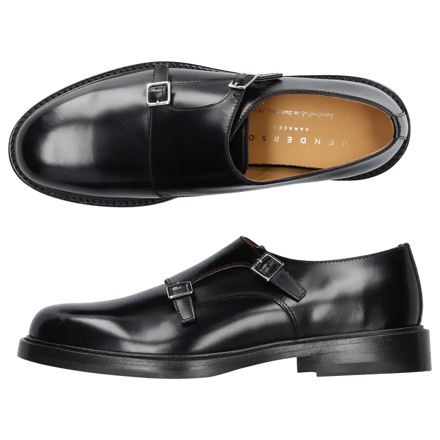 Henderson - Monk Schuhe CAREN Kalbsleder - schwarz