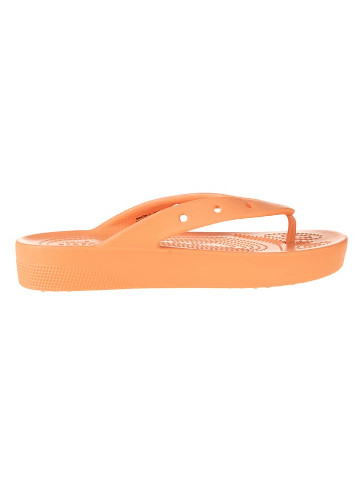 Crocs Zehentrenner in Orange günstig kaufen