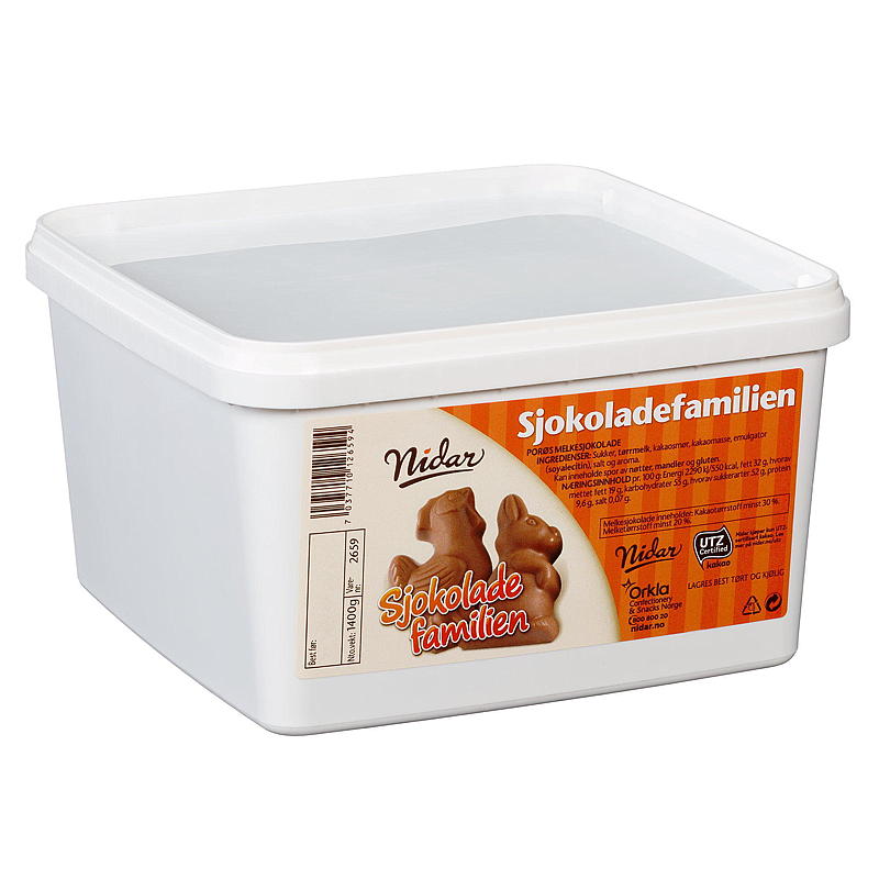 Nidar Sjokoladefamilien 1,4 kg