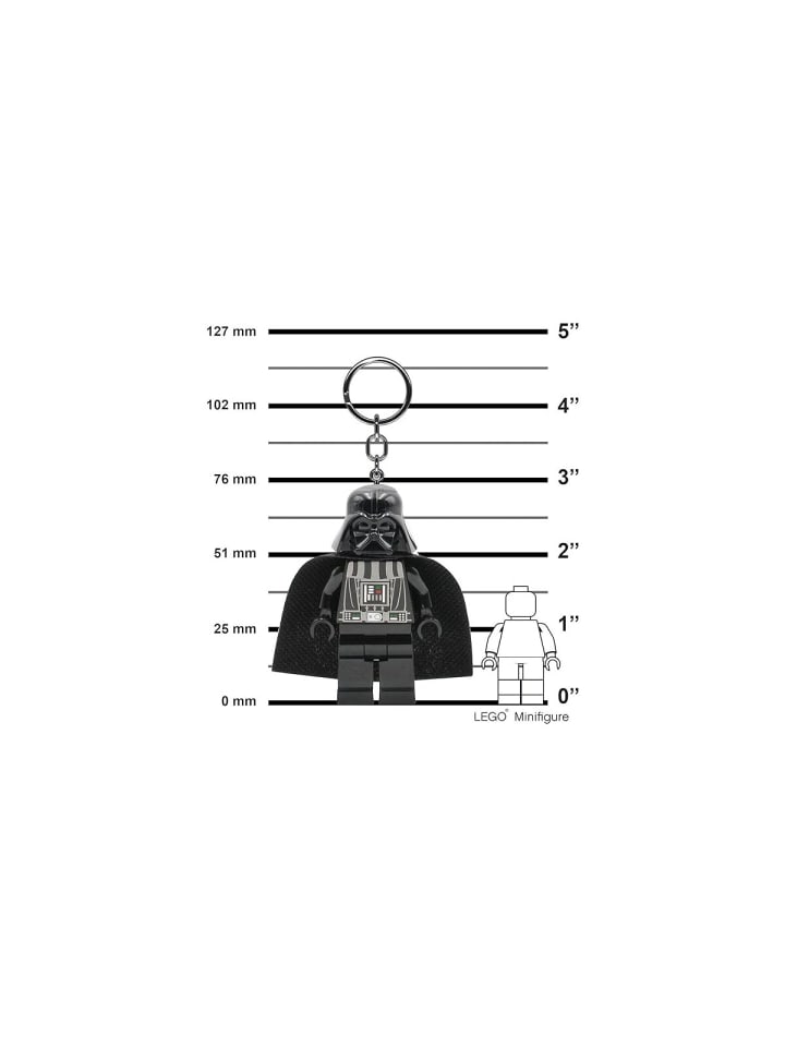 LEGO IQ Lego Star Wars Schlüsselanhänger mit LED-Taschenlampe in Schwarz günstig kaufen 76