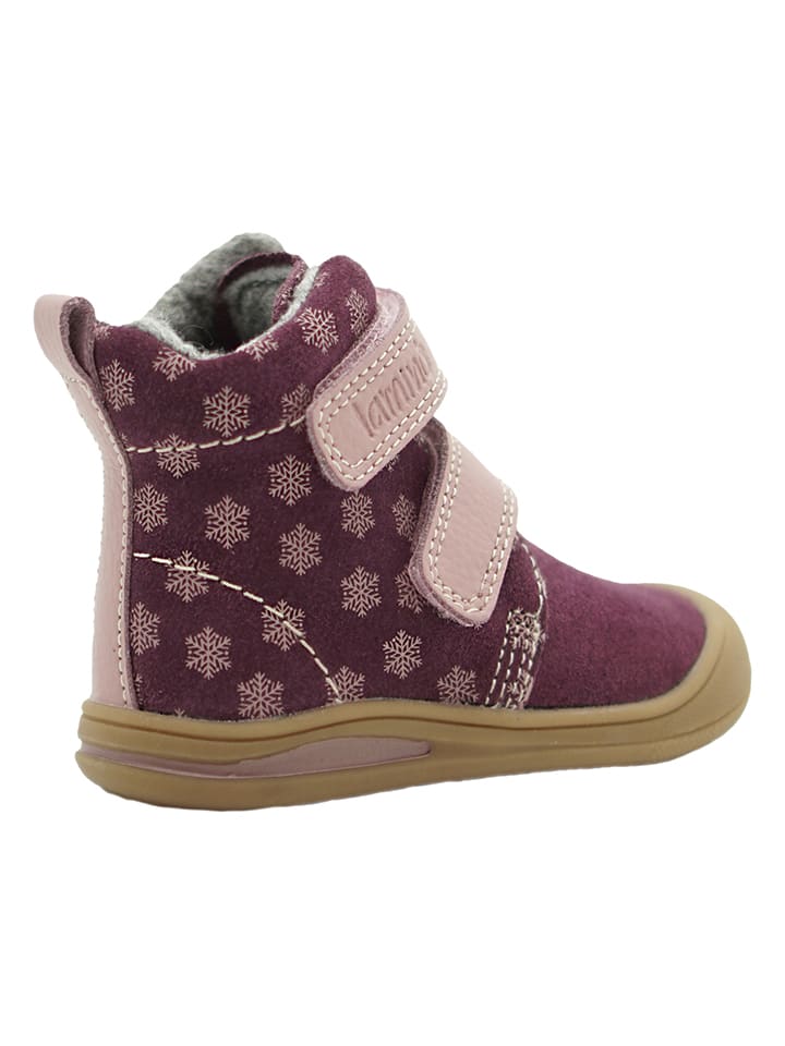 lamino Leder-Boots in Lila günstig kaufen