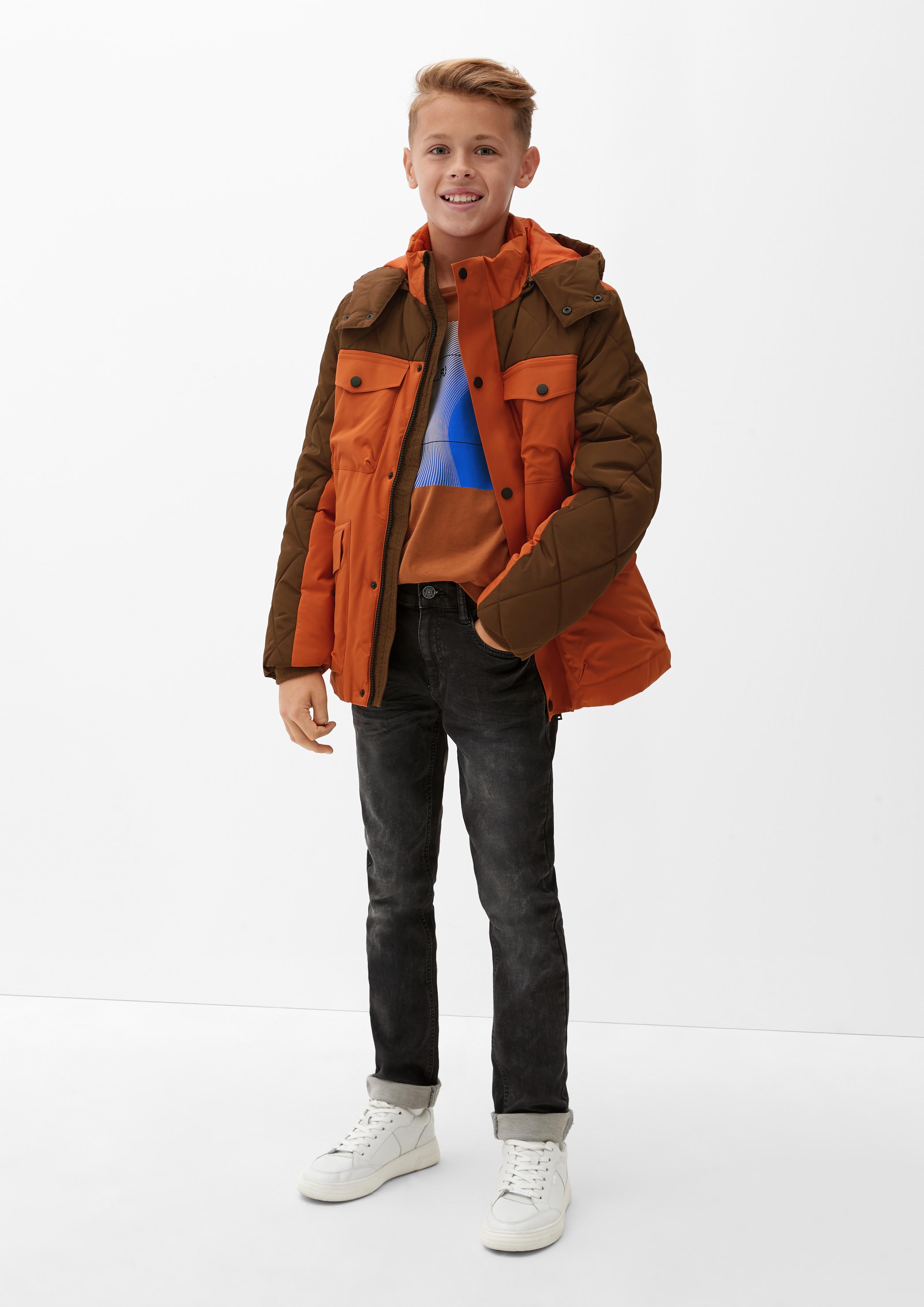 Gesteppte Jacke mit Fleece-Futter  2116540-8658