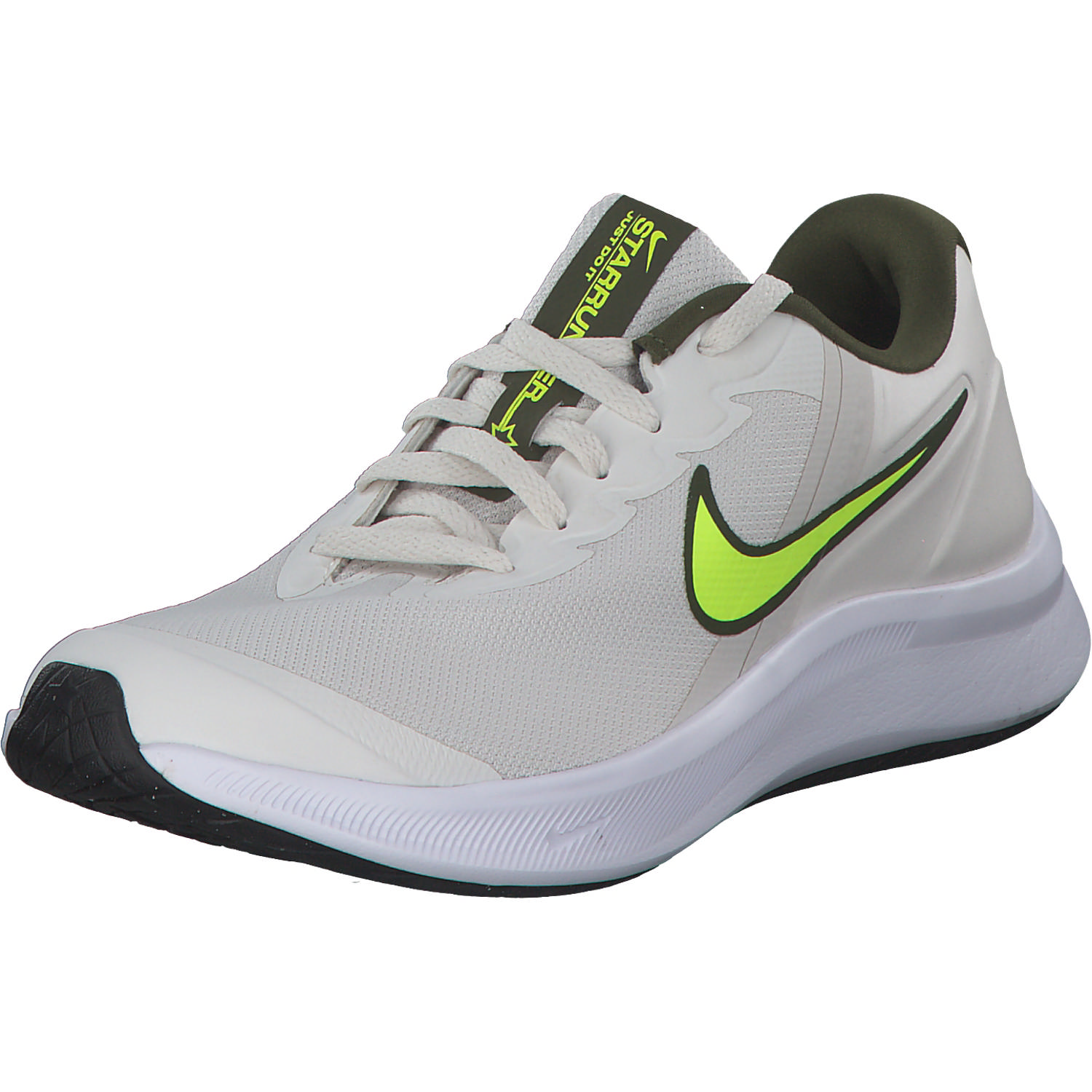 Nike Star Runner 3 DA2776 M, Sneakers Low, Herren, phantom/volt-rough green-white