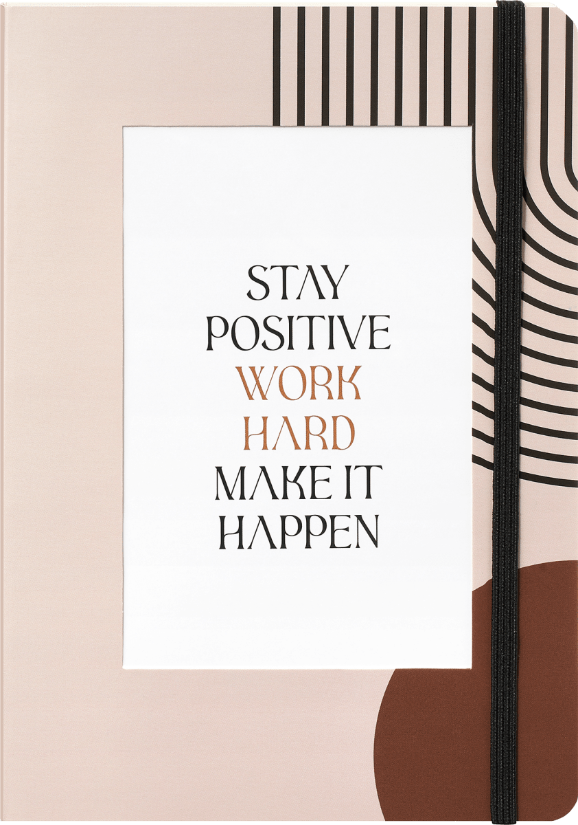 Foto Notizbuch Stay Positive, 1 St