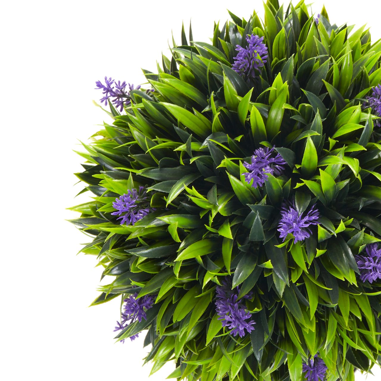 HOMCOM Kunstpflanze Lavendel 2er-Set Künstliche Pflanzen 60 cm Zimmerpflanze