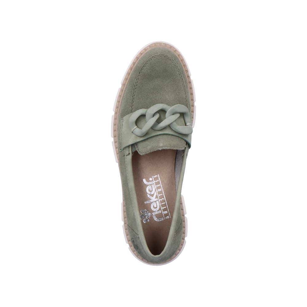 Rieker Damen Loafer mintgrün
