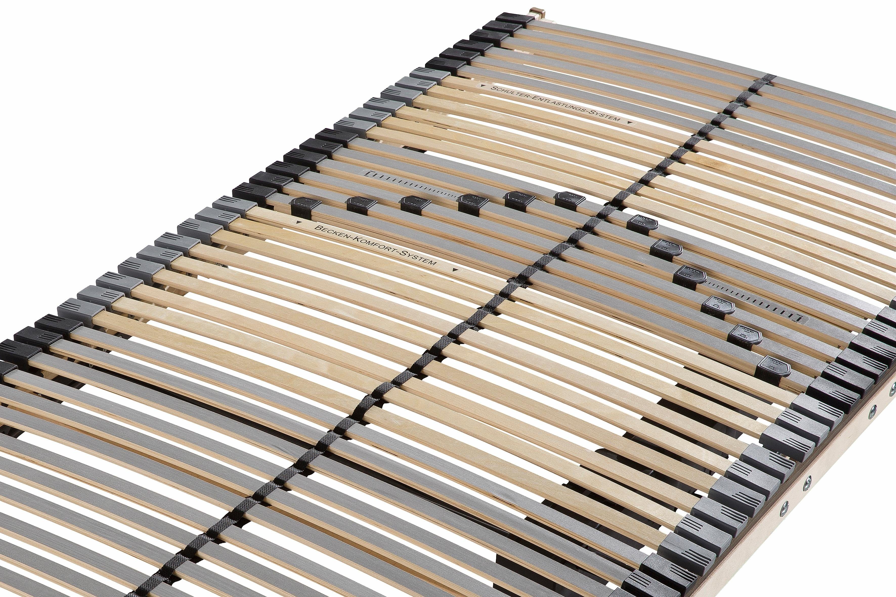 Lattenrost mit Motor Flex Motor Funk, Beco, Kopfteil motorisch verstellbar, Fußteil motorisch verstellbar, mit Funk-Fernbedienung, erhältlich in 90x200 cm und weiteren Größen