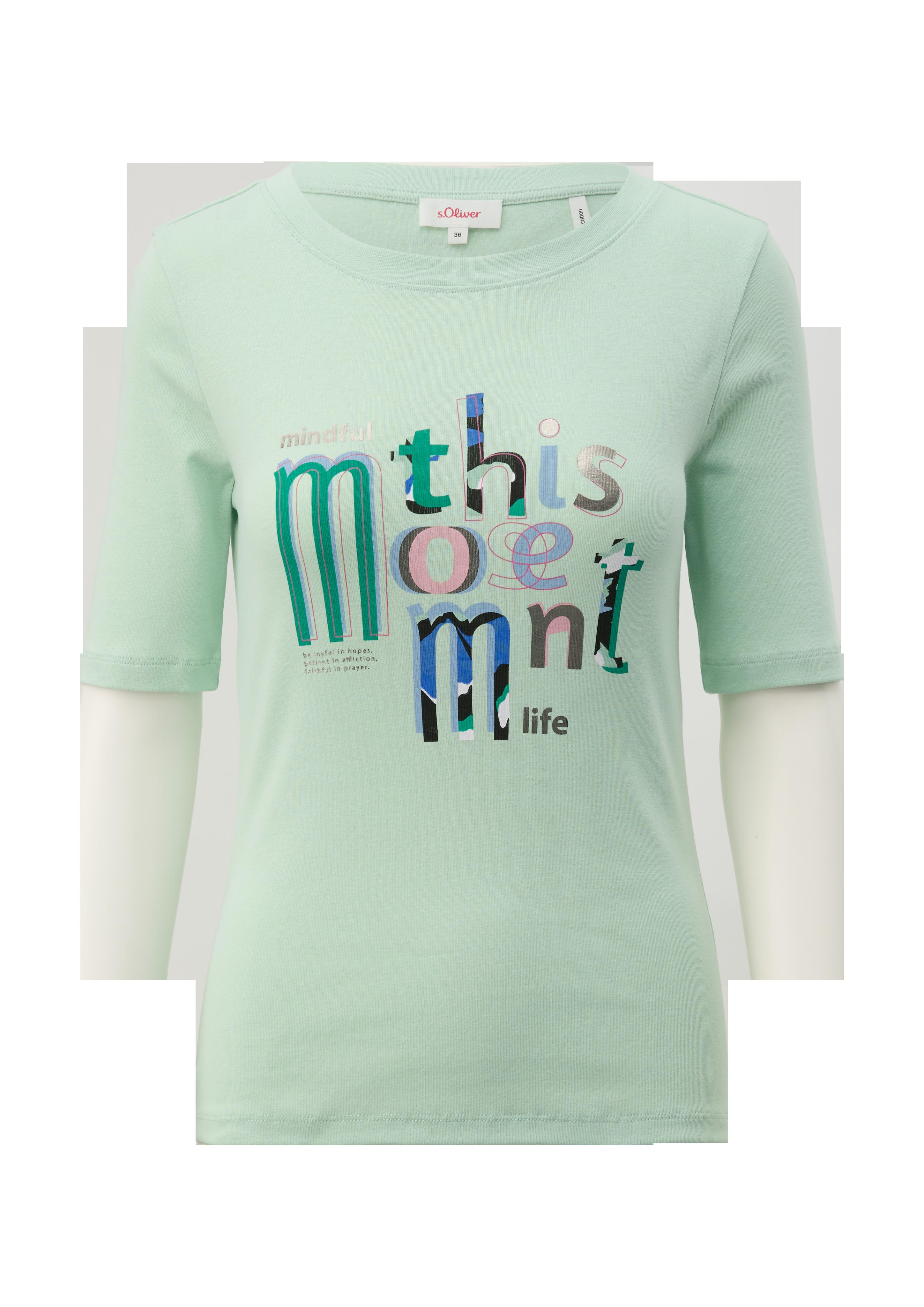 T-Shirt mit Frontprint  2130582-65D0