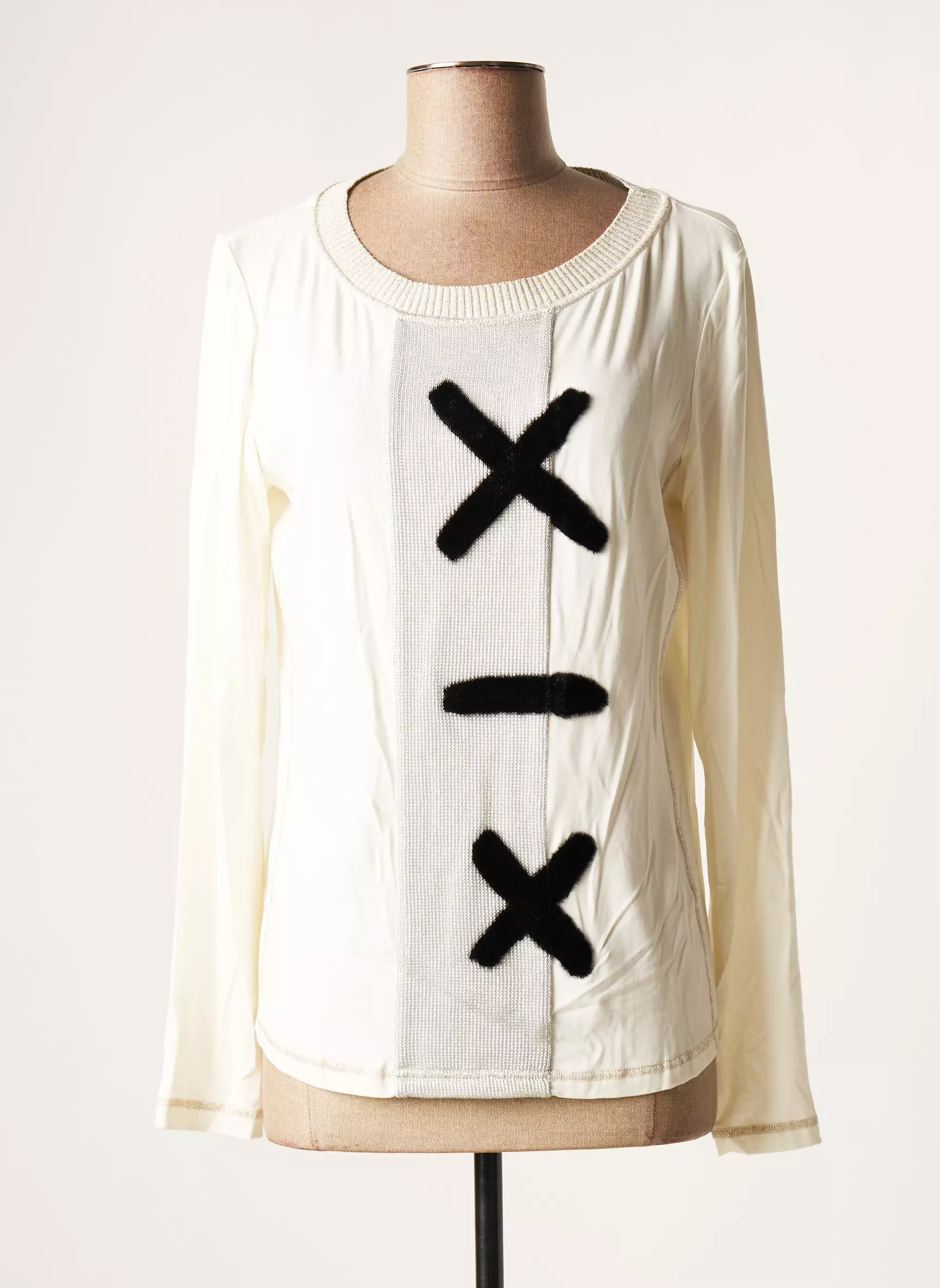 Elisa Cavaletti Tops Femme couleur beige