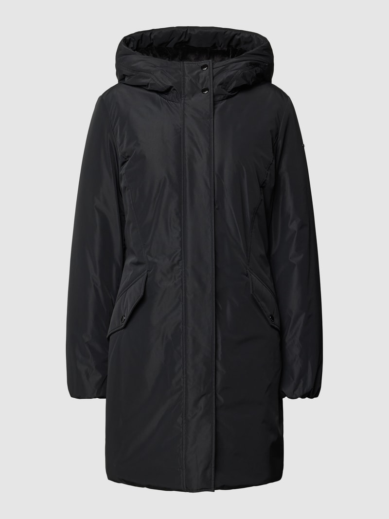 Jacke mit Kapuze in schwarz