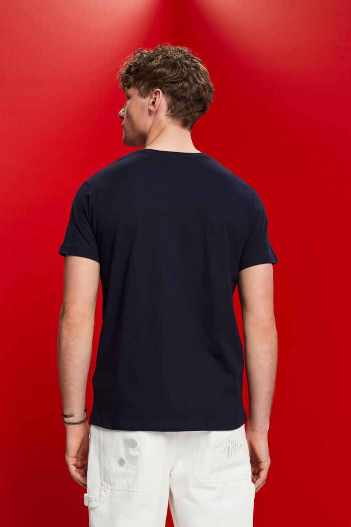 Jersey T-Shirt, Baumwolle-Leinen-Mix