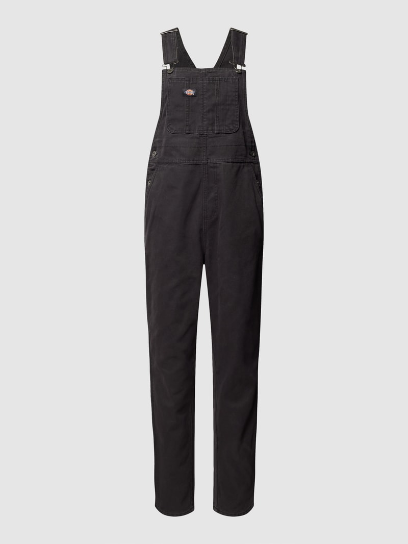 Jumpsuit in Jeans-Optik Modell 'DUCK' in schwarz