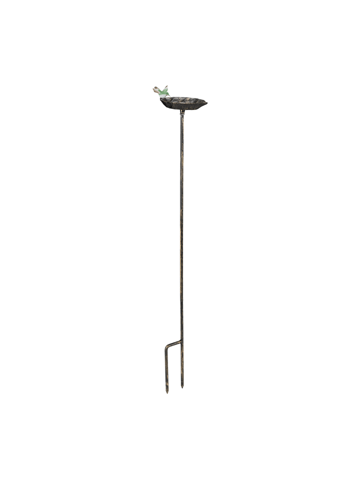 relaxdays Vogeltränke Erdspieß in Bronze günstig kaufen onesize