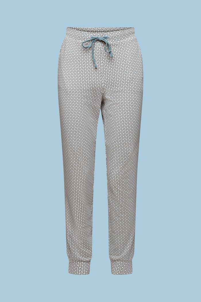 Jersey-Pyjamahose mit Print
