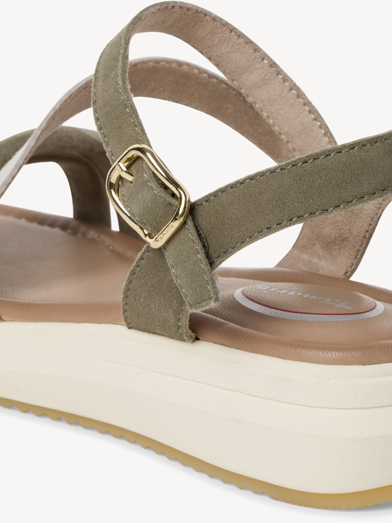 Sandale en cuir - vert