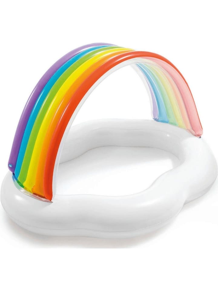 Intex BabyPool Regenbogenwolke 142 x 119 x 84cm in Mehrfarbig ab 3 Jahre günstig kaufen onesize