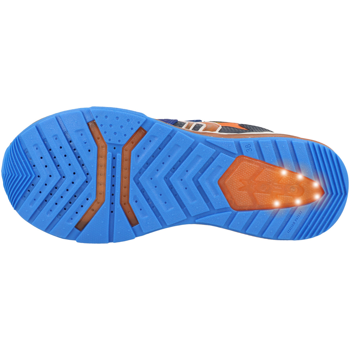Geox J Bayonyc B. A Sneaker Low hellblau