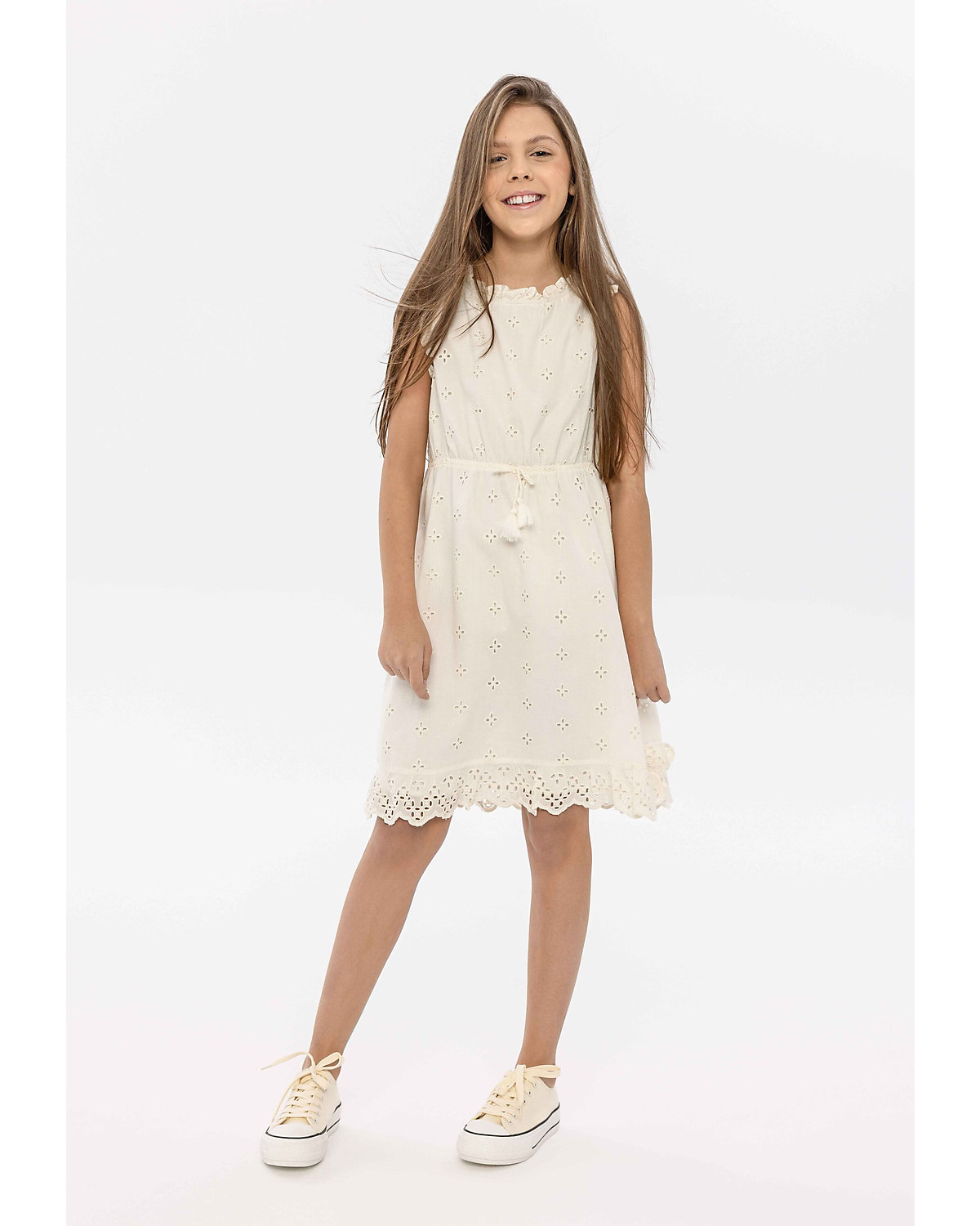 Kleid mit Stickerei für Mädchen (3y-14y) für Mädchen