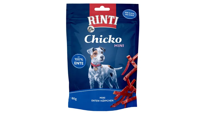 RINTI Hundesnack Chicko Mini Ente 80 g