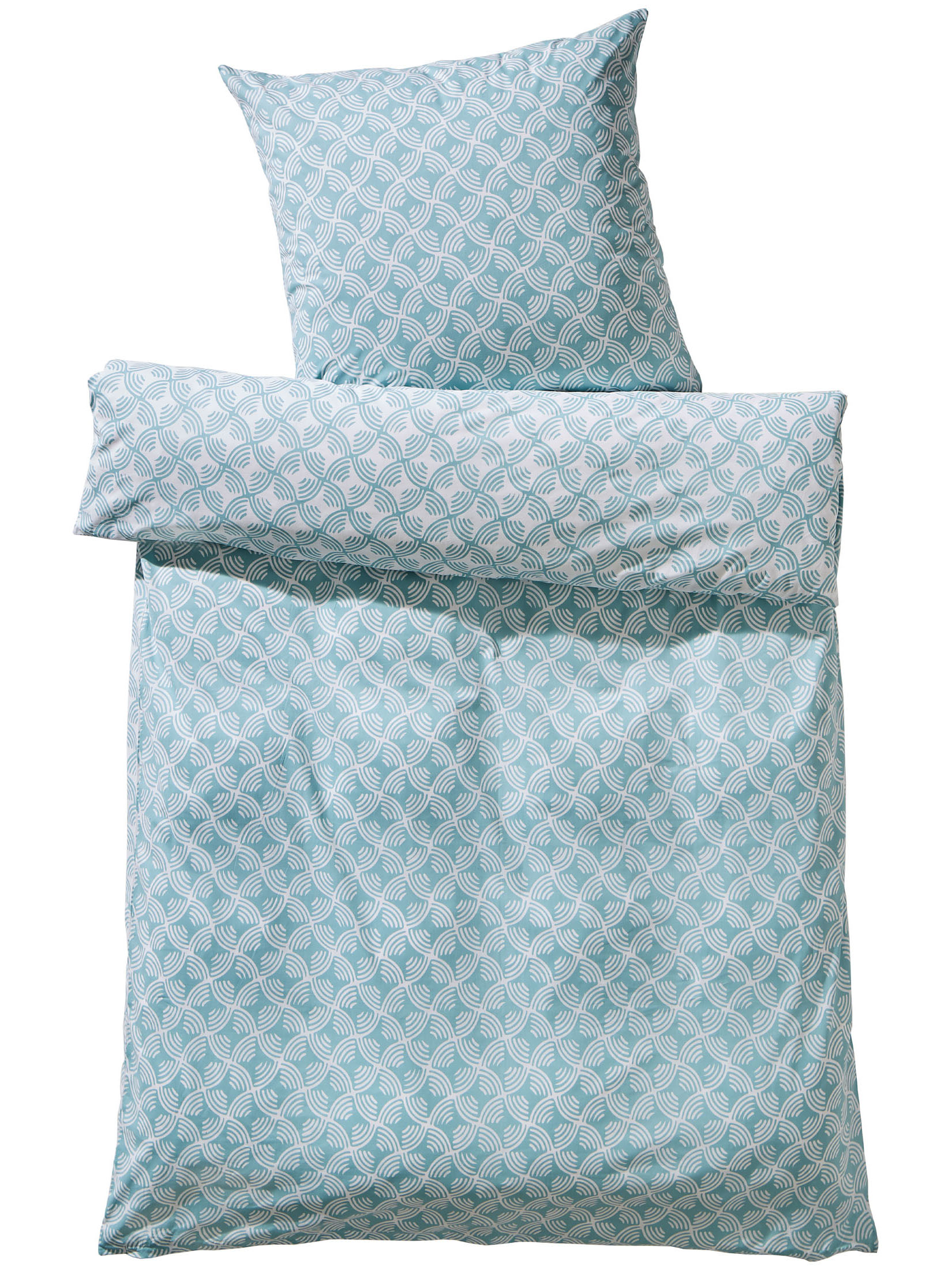 Malanda Satin-Bettwäsche, Altmint