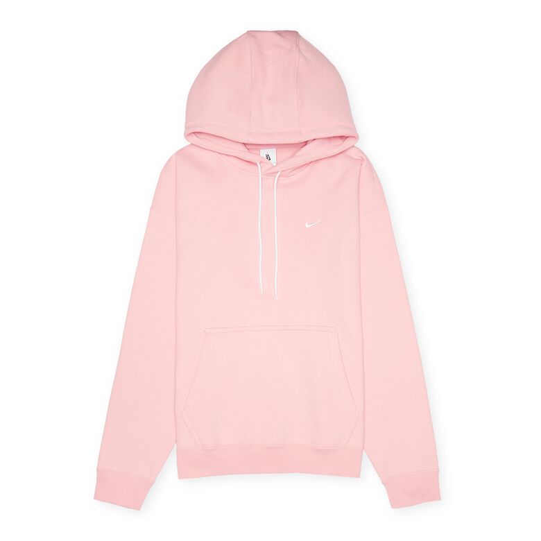 NIKE NRG Solo Swoosh Fleece Hoodie bleached coral/white