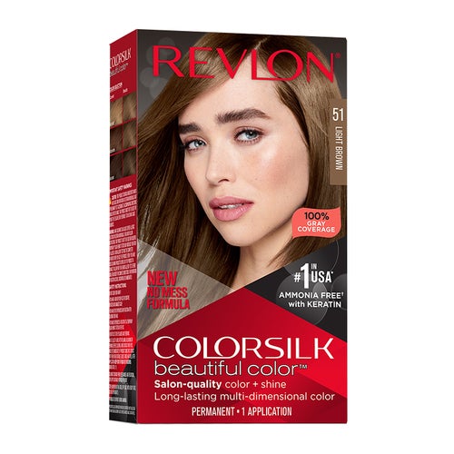 Revlon ColorSilk Beautiful Color 50 Light Ash Brown