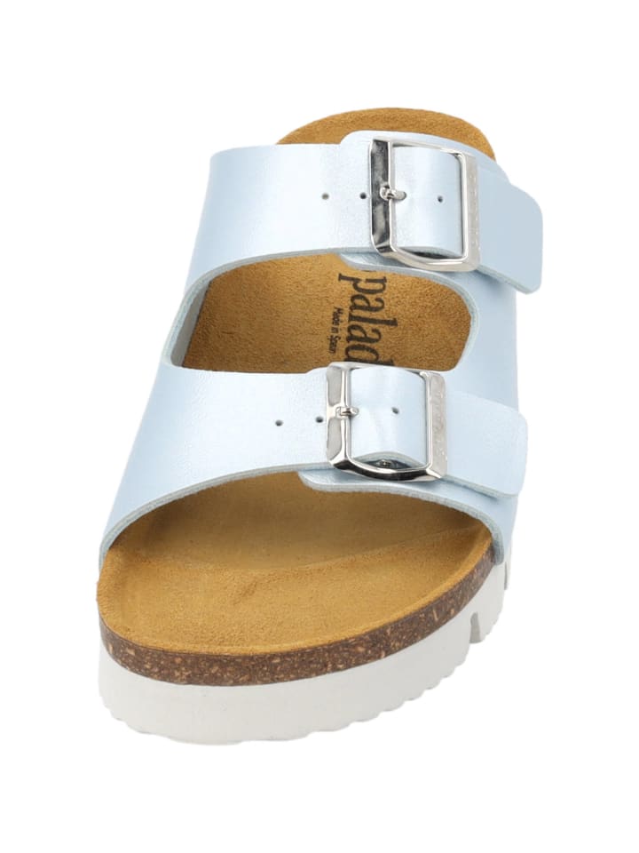palado Plateau-Pantoletten in ice blue günstig kaufen