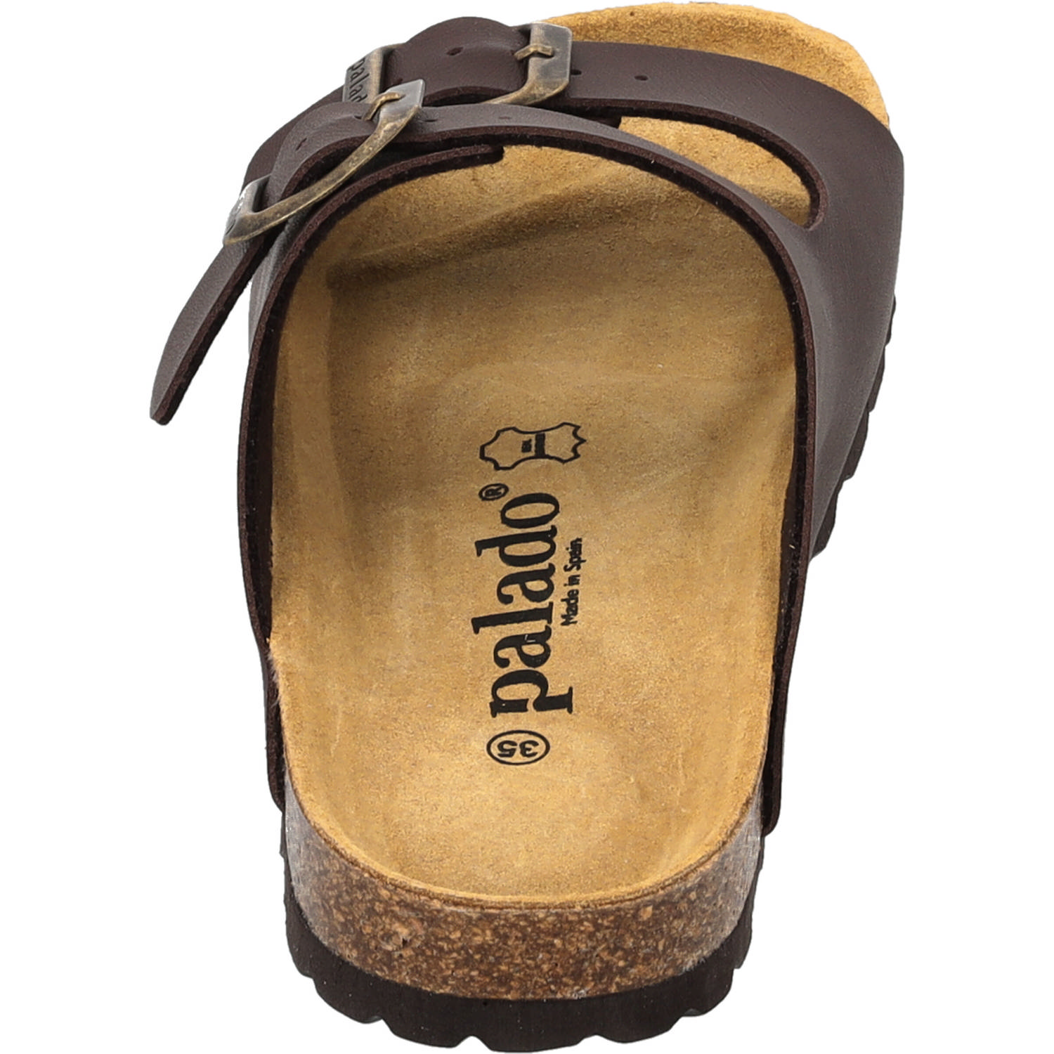Palado Kids Korfu B Basic, Pantoletten, Kinder, Dunkelbraun/Schwarz