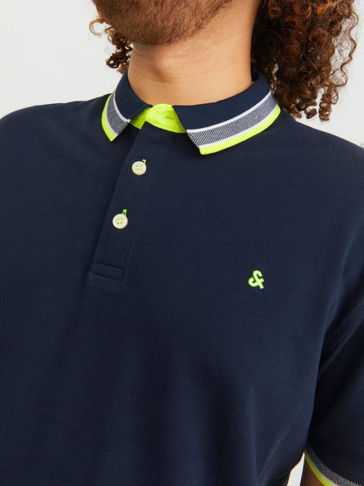 JACK & JONES PLUS Poloshirt in Dark Navy günstig kaufen