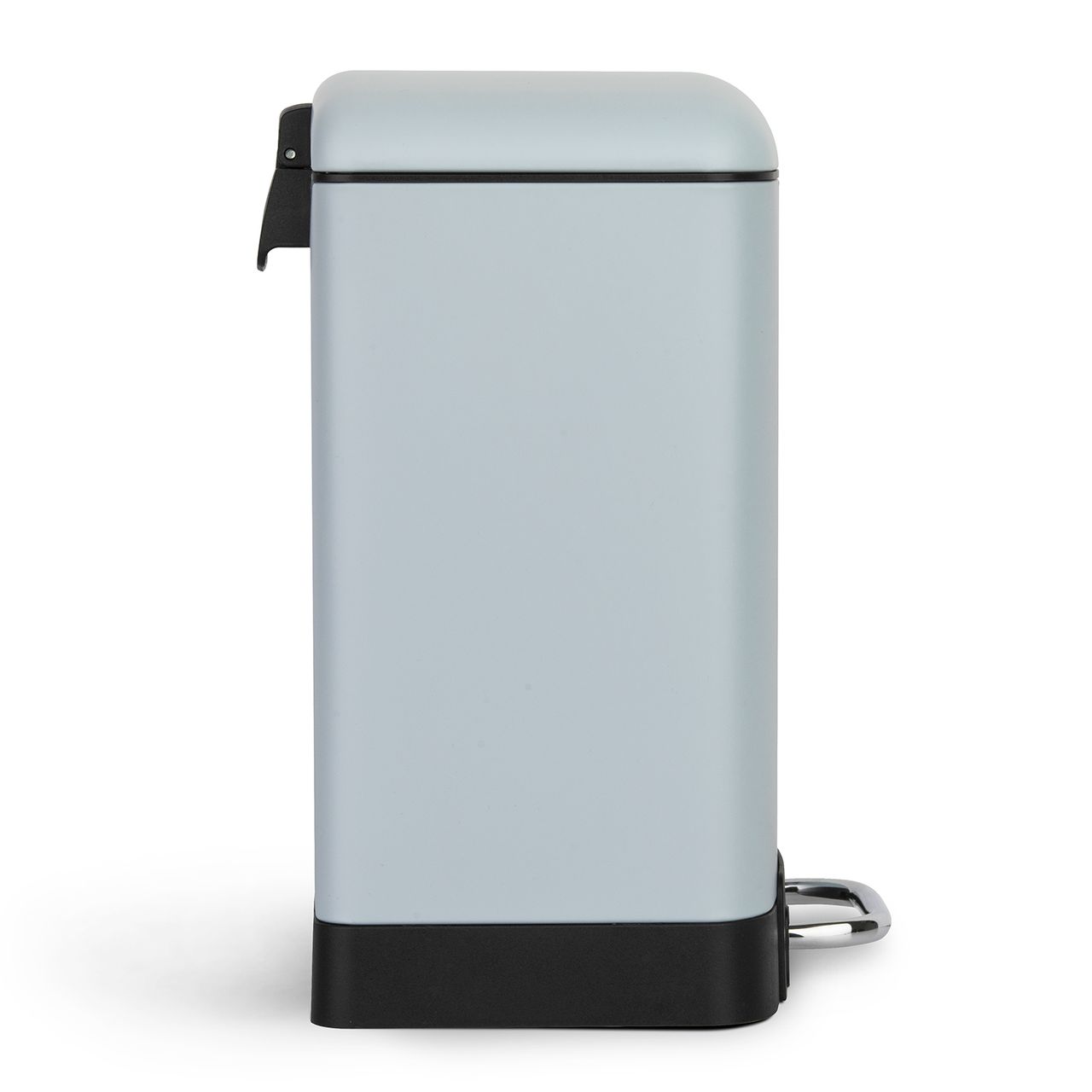 Les Collectors Tret-Mülleimer N°686 / Edelstahl / mattes blau, 6 L / rechteckig und praktisch