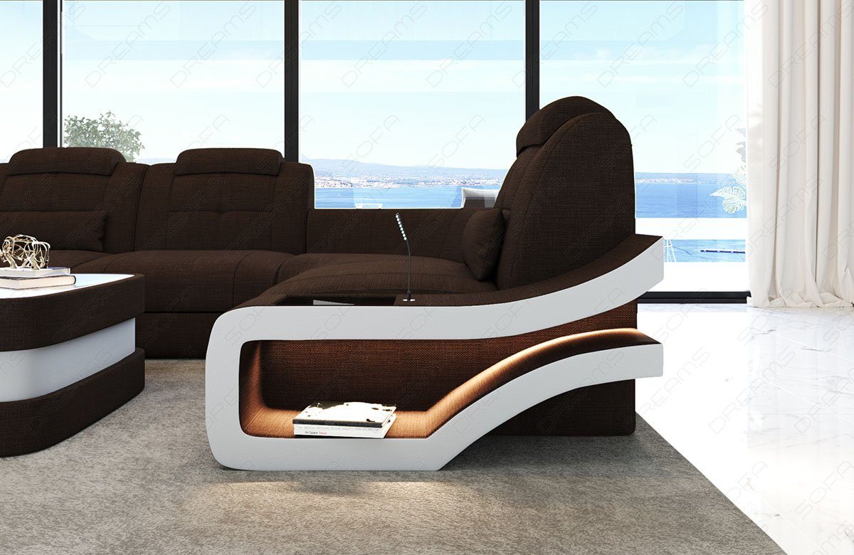 Sofa Dreams Ecksofa Polster Stoff Sofa Elena L Form H Stoffsofa Strukturstoff