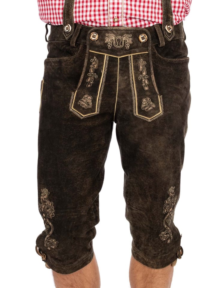 MADDOX Lederhose HOCHBERG-HT in bisam günstig kaufen 58