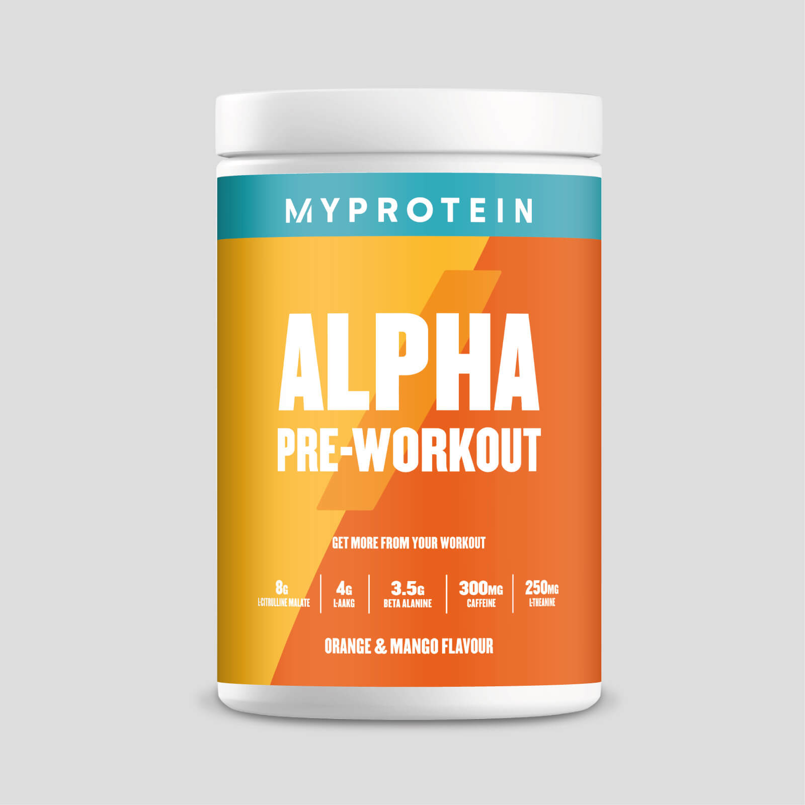 Alpha Pre-Workout, Orange & Mango, 600g