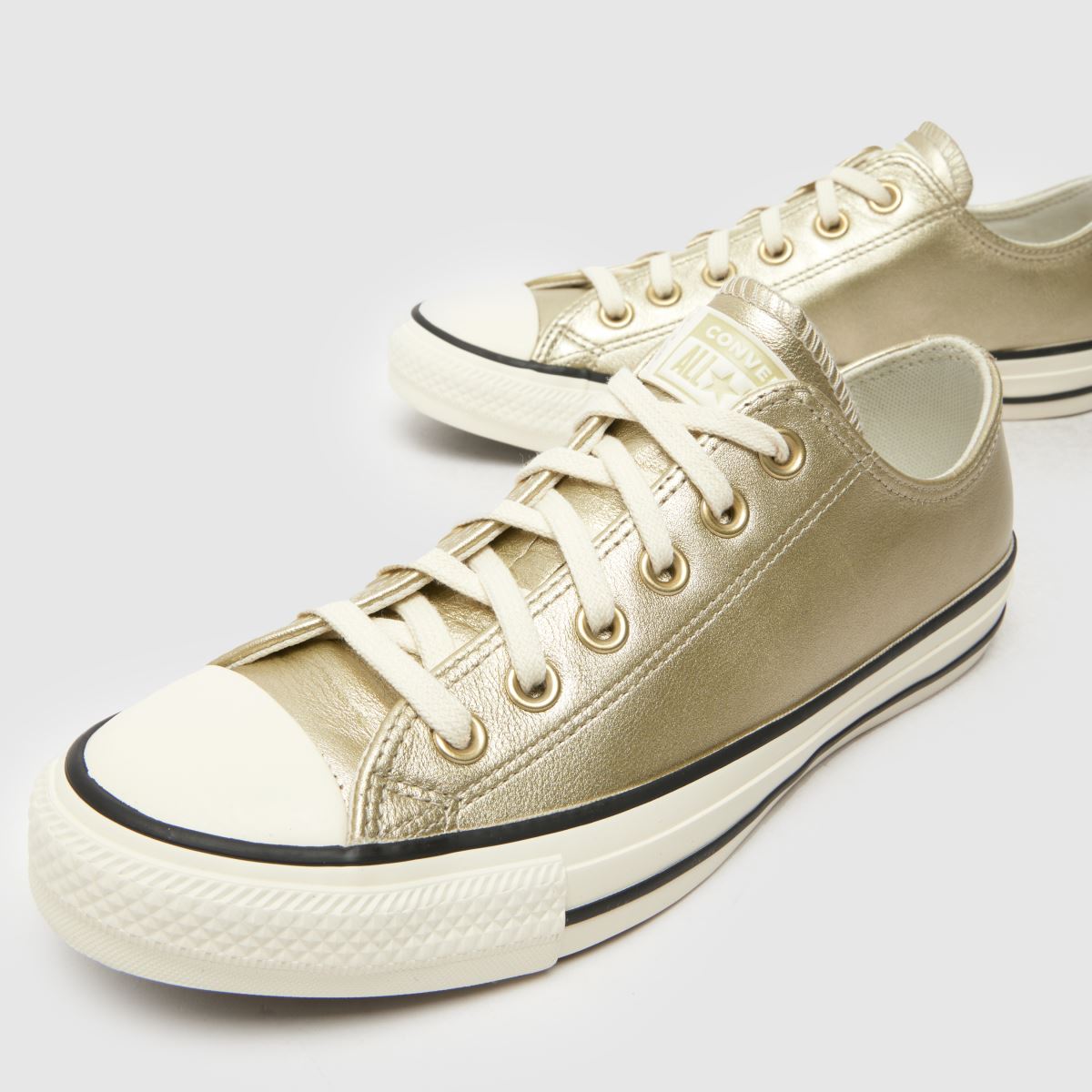 Converse All Star Ox cipők arany színben