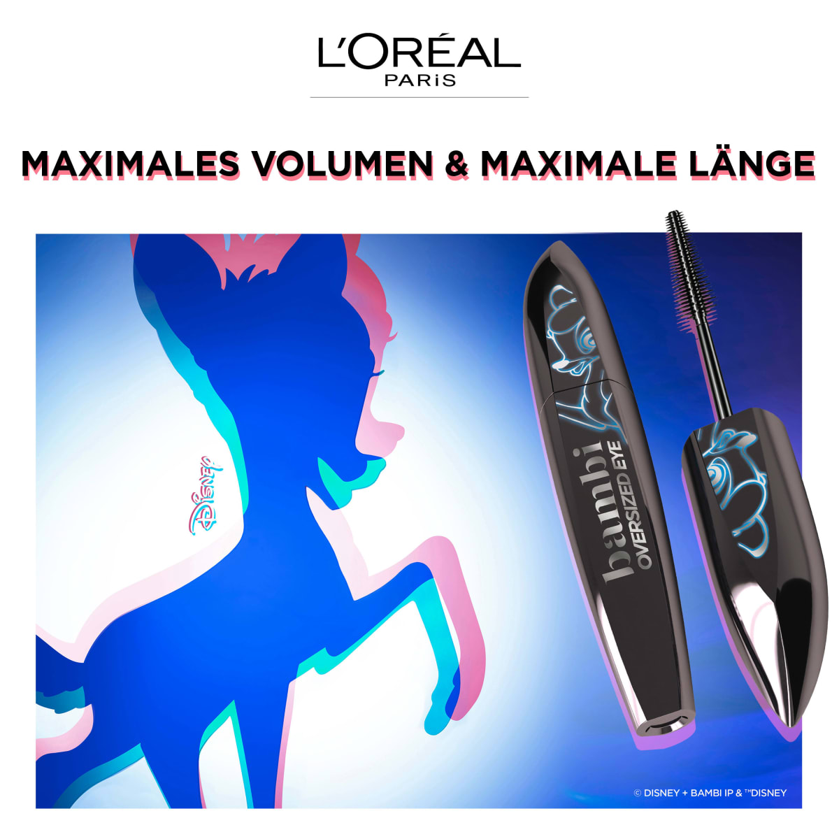 Mascara False Lash Bambi Eye Oversized Black, 9 ml