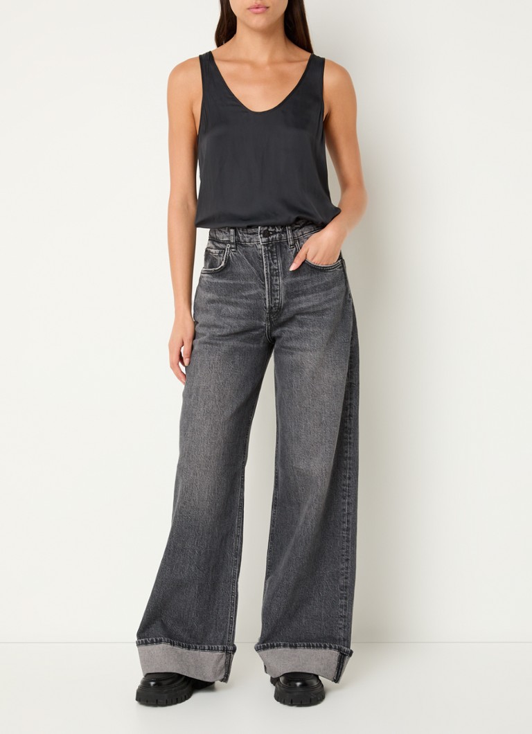 Jeans Blinaa a vita alta e gamba larga di ARMEDANGELS, realizzati in misto cotone biologico lavato.