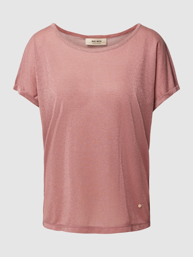 T-Shirt aus Viskose-Mix Modell 'KAY TEE' in altrosa