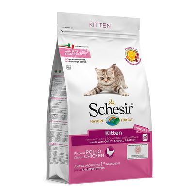 Schesir Kitten mit Huhn