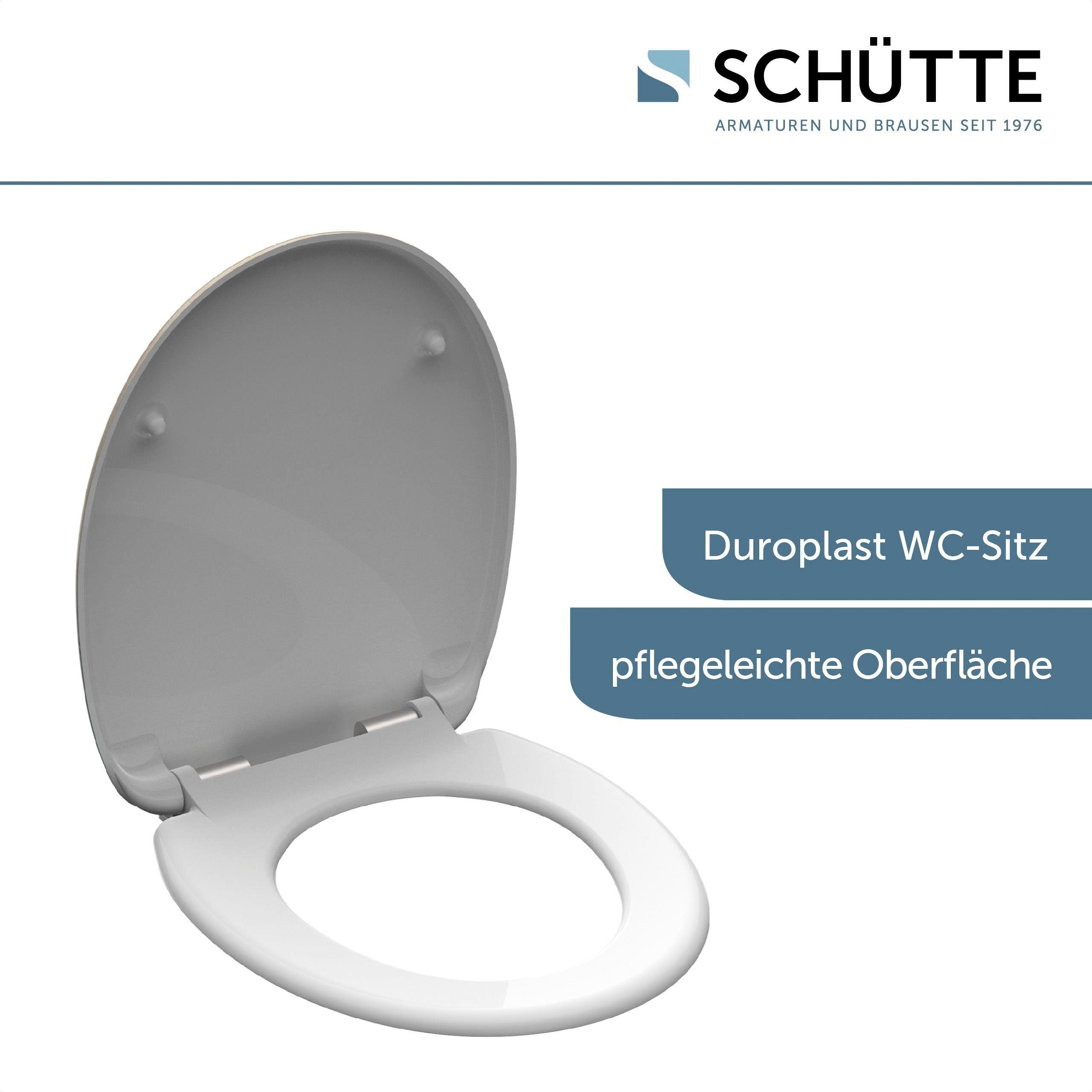 Schütte WC-Sitz BEACH, bruchsicher und kratzfest, Absenkautomatik, Standardmaß
