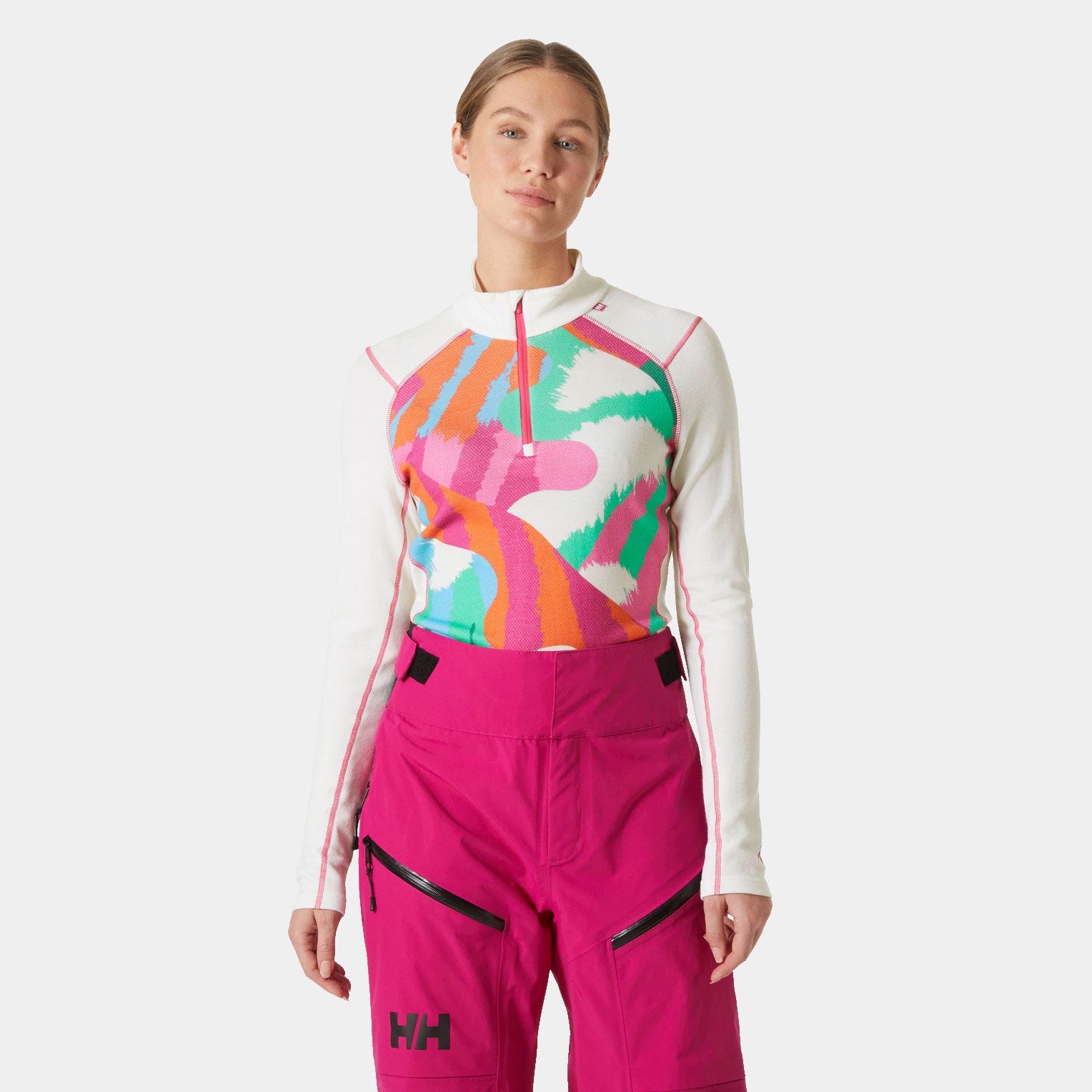 Women's LIFA® Merino Midweight 2-In-1 Graphic Half-Zip Base Layer